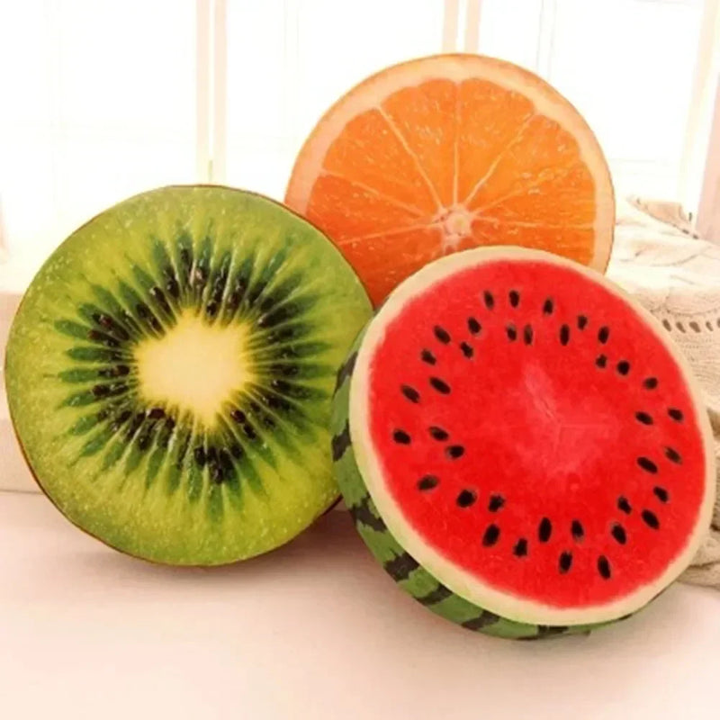 Creative Fruit Seat Cushion Plush Sofa Bedroom Living Room Throw Pillow Garden Chair Cover Home Decoration