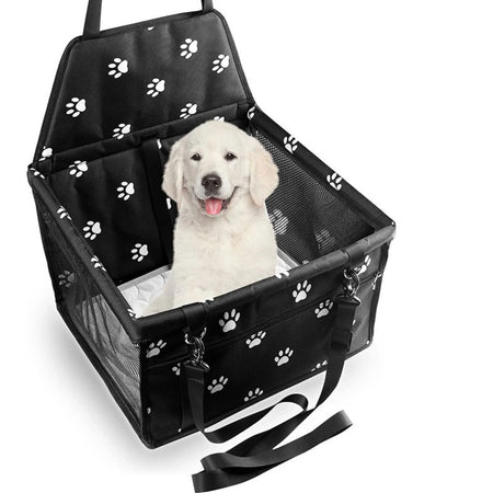 Premium Foldable Dog Car Booster Seat - Secure & Comfortable Travel Solution for Your Pup