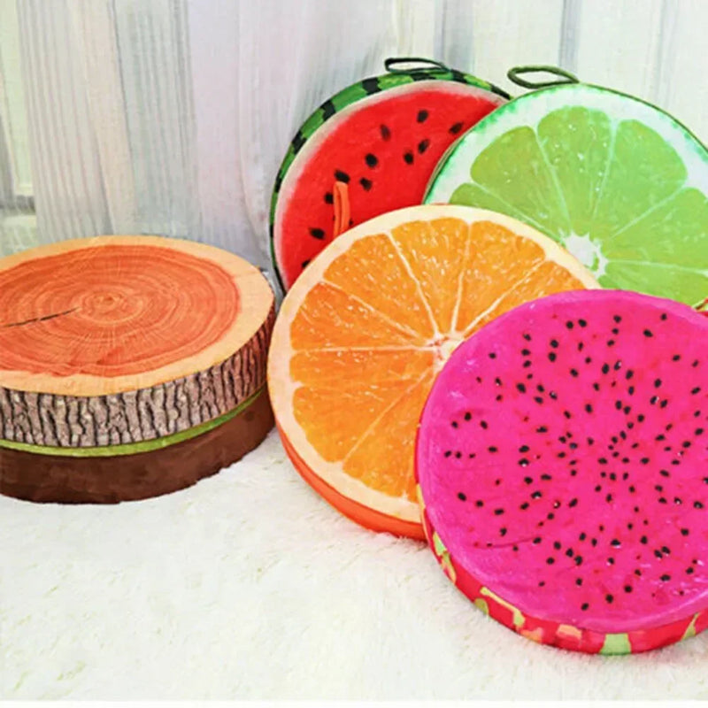 Creative Fruit Seat Cushion Plush Sofa Bedroom Living Room Throw Pillow Garden Chair Cover Home Decoration