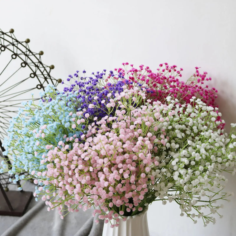 108 Head Artificial Flower Baby's Breath Gypsophila Wedding Home Decoration Simulation Bouquet Bride Holding Baby's Breath