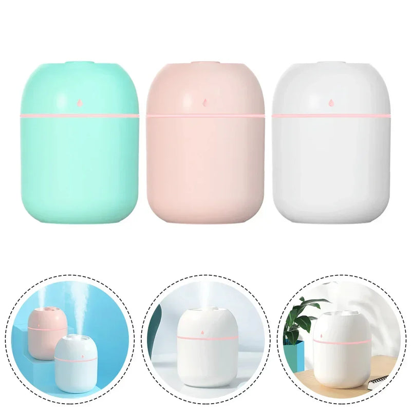 Car Air Freshener LED Air Humidifier Diffuser Air Humidifier Aromatherapy Fragrance Auto Interior Perfume Accessories