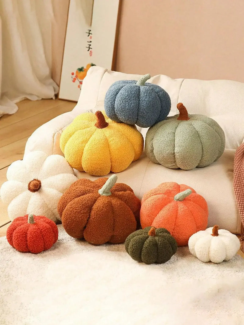 Hallowen Decoration Soft Pumpkin Pillow Sofa Cushion Bedroom Decoration Kids Gifts Baby Soothing Plushies Toys Outdoor Pillows