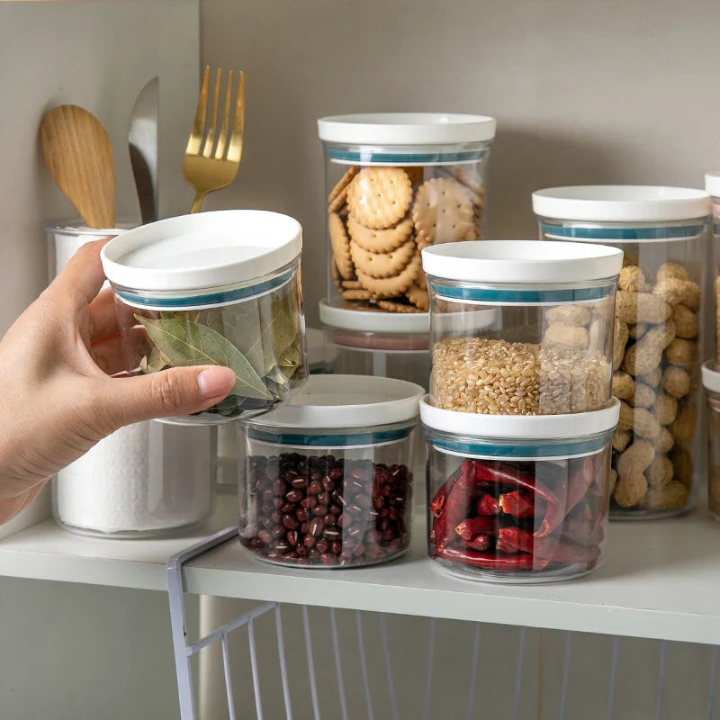 Food Container Storage Jars Transparent