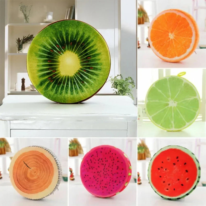 Creative Fruit Seat Cushion Plush Sofa Bedroom Living Room Throw Pillow Garden Chair Cover Home Decoration